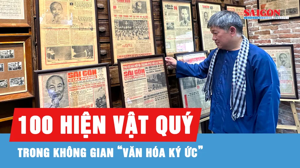 Chạm vào lịch sử qua gần 100 hiện vật quý tại góc trưng bày "Văn hóa ký ức"