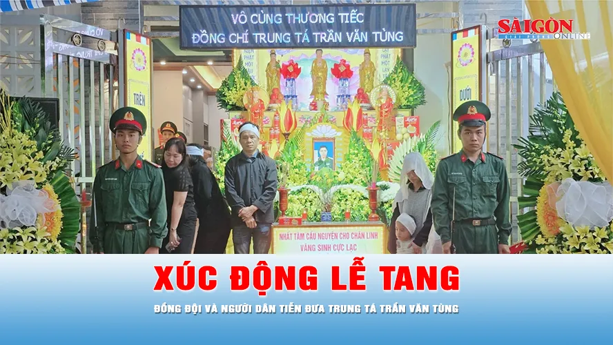 Podcast tin thời sự ngày 14-9: Đồng đội và người dân đội mưa đến viếng Trung tá Trần Văn Tùng