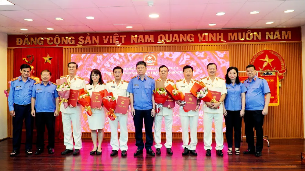 Bổ nhiệm nhiều nhân sự mới tại VKSND TPHCM