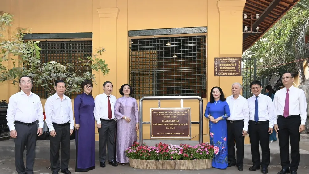 Hoàn thành giai đoạn 1 công trình tu bổ, tôn tạo di tích Khu trại giam Bệnh viện Chợ Quán.