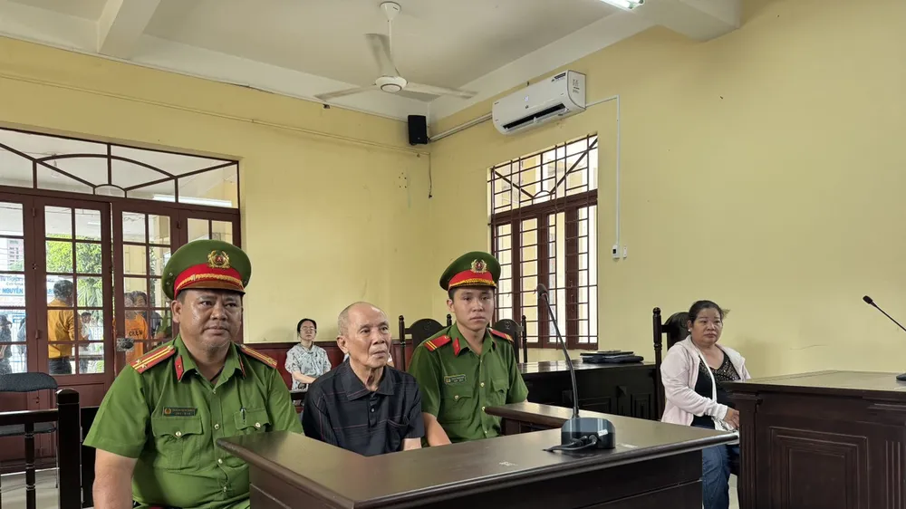 Bị cáo Huỳnh Văn Giỏi tại tòa
