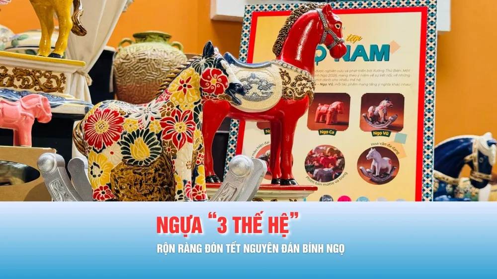 Podcast bản tin trưa 18-1: Ngựa Thơ, Ngựa Ca, Ngựa Vũ, làng gốm Lái Thiêu có đủ
