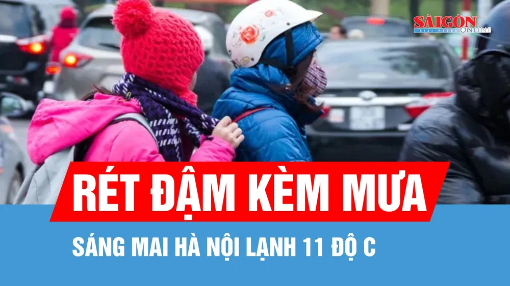 Không khí lạnh cường độ mạnh tác động đến miền Bắc