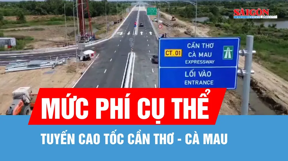 Dự kiến thu phí tuyến cao tốc Cần Thơ - Cà Mau vào quý 2-2026