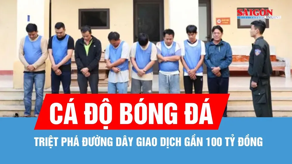 Triệt phá đường dây cá độ bóng đá với giao dịch gần 100 tỷ đồng