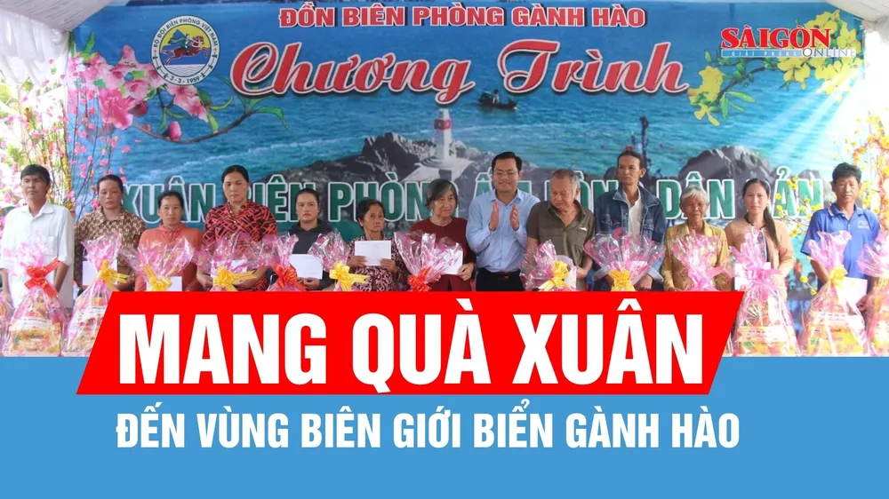 Mang quà xuân đến vùng biên giới biển Gành Hào