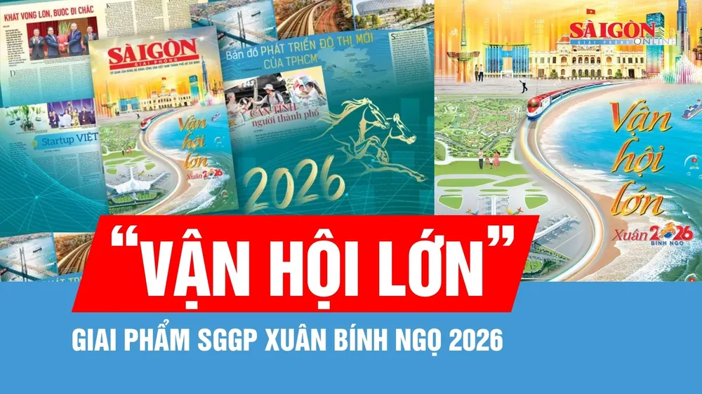 Giai phẩm SGGP Xuân Bính Ngọ 2026 ra mắt bạn đọc vào ngày mai 1-2