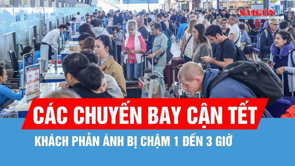 Hà Nội: Nhiều chuyến bay trễ giờ trong những ngày cận tết