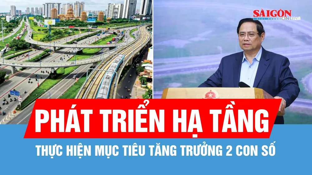 Phát triển hạ tầng, thực hiện mục tiêu tăng trưởng 2 con số 