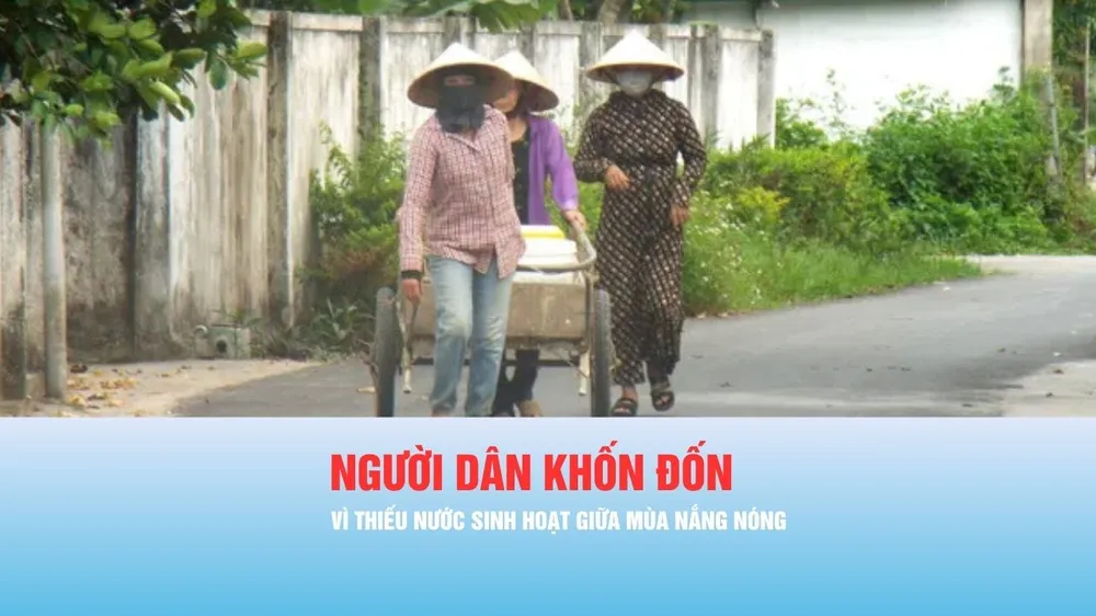 Podcast bản tin tối 12-4: Người dân thiếu nước sạch giữa mùa nắng nóng vì nhà máy cấp nước hư hệ thống bơm