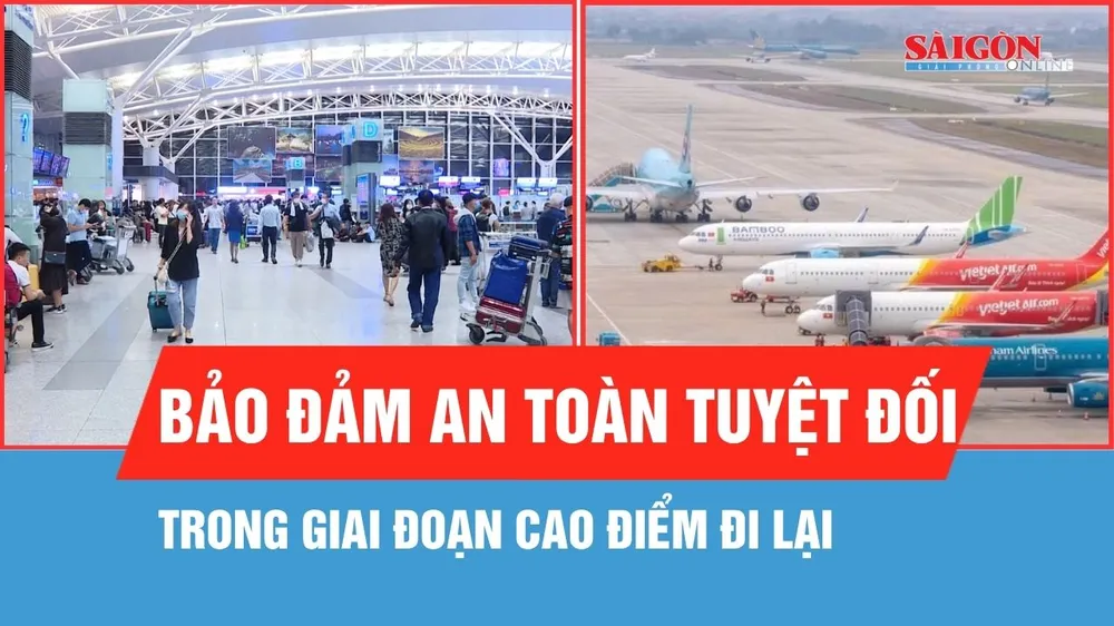 Sân bay Nội Bài dự kiến khai thác hơn 650 chuyến bay ngày cao điểm 29-4