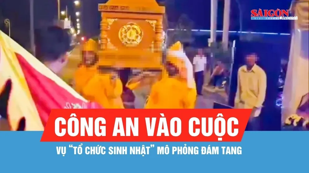 Công an vào cuộc vụ “tổ chức sinh nhật” mô phỏng đám tang tại TP Cần Thơ