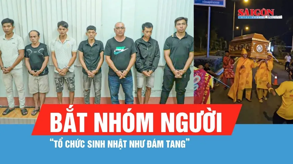 Cần Thơ: Bắt nhóm người “tổ chức sinh nhật như đám tang”
