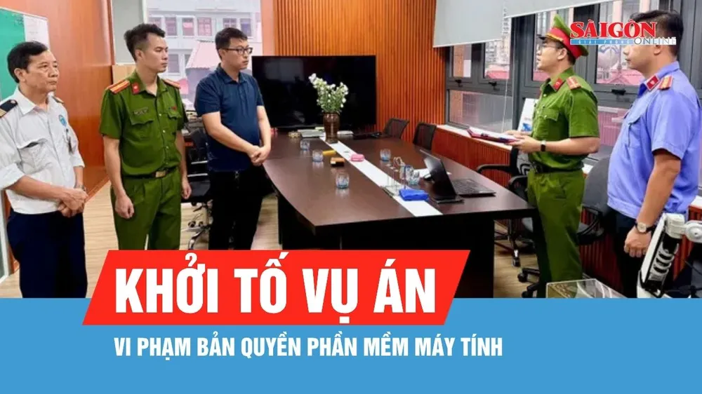 Khởi tố vụ án vi phạm bản quyền phần mềm máy tính tại Phú Thọ