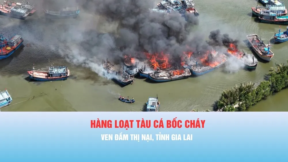 Podcast bản tin tối 29-6: Hàng loạt tàu cá bốc cháy ven đầm Thị Nại