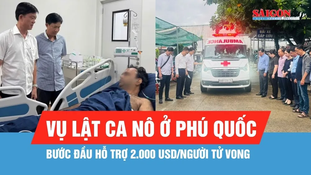 Vụ lật ca nô chở khách du lịch ở Phú Quốc: Bước đầu hỗ trợ 2.000 USD/người tử vong