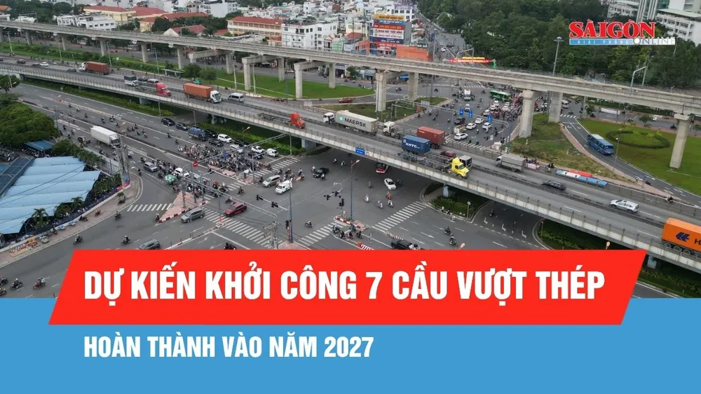 TPHCM dự kiến khởi công 7 cầu vượt thép, hoàn thành vào năm 2027