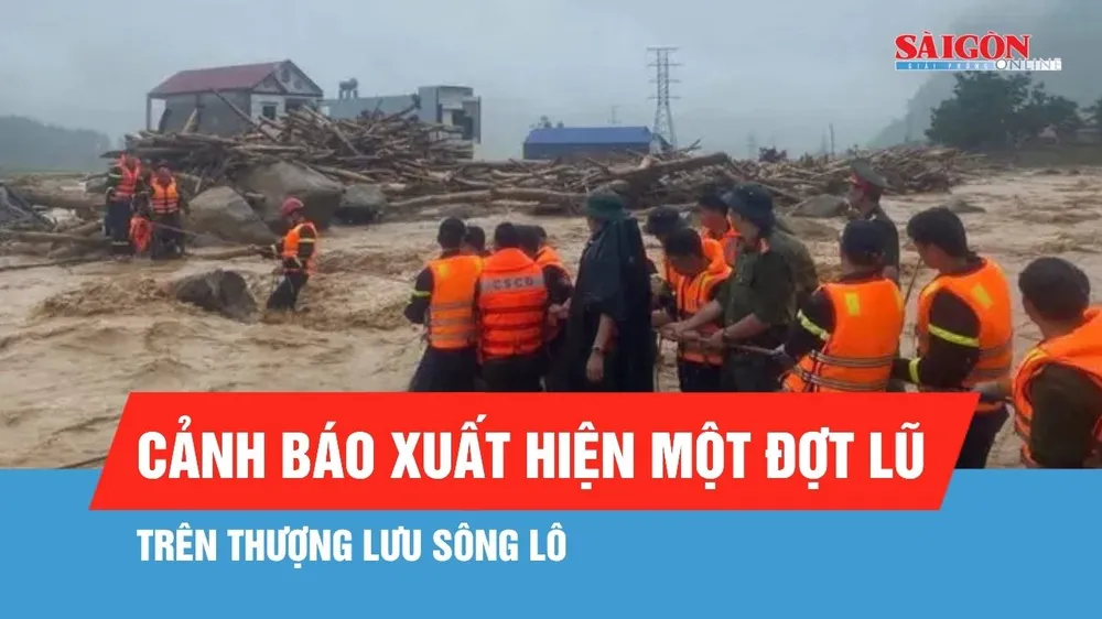 Cảnh báo khả năng xuất hiện một đợt lũ trên thượng lưu sông Lô