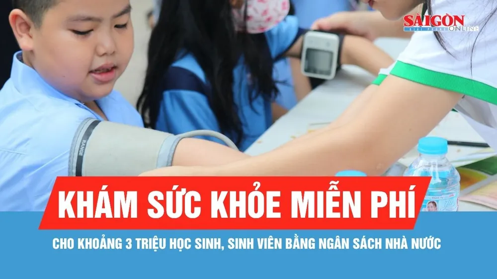 TPHCM khám sức khỏe định kỳ miễn phí cho 3 triệu học sinh, sinh viên từ năm học 2026-2027