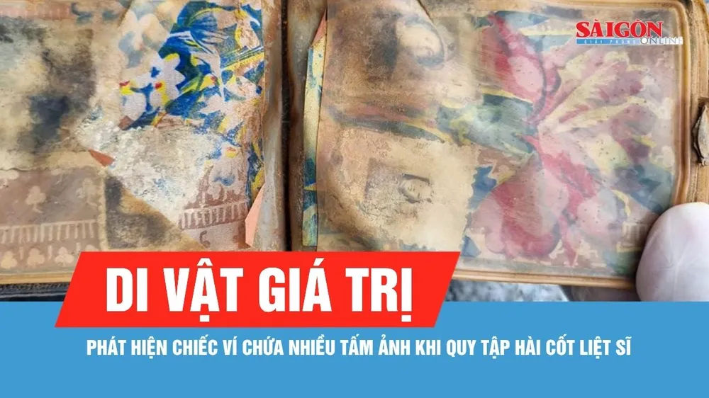 Gia Lai: Phát hiện nhiều tấm ảnh trong chiếc ví được tìm thấy ở phần mộ liệt sĩ