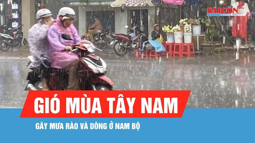 TPHCM có khả năng xuất hiện mưa rào và dông