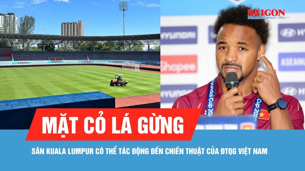 Xuân Son không hài lòng với mặt cỏ sân Kuala Lumpur