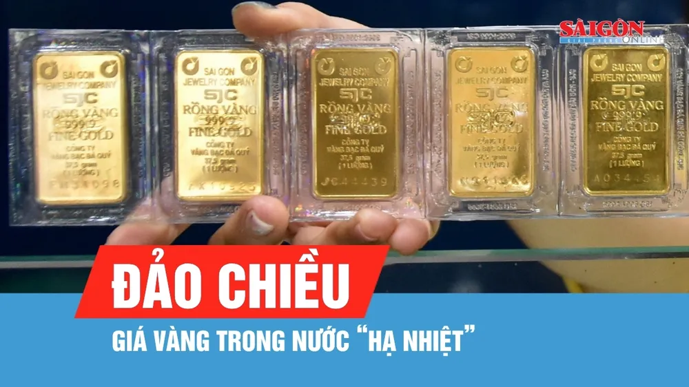 Chiều 18-8, giá vàng trong nước và thế giới giảm