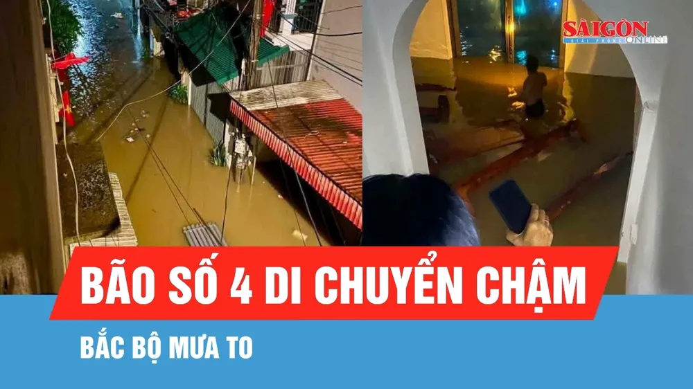Bão số 4 có khả năng mạnh lên, Bắc bộ mưa lớn