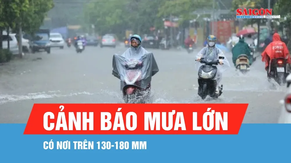 Từ đêm 30-8, phía Bắc xảy ra đợt mưa lớn