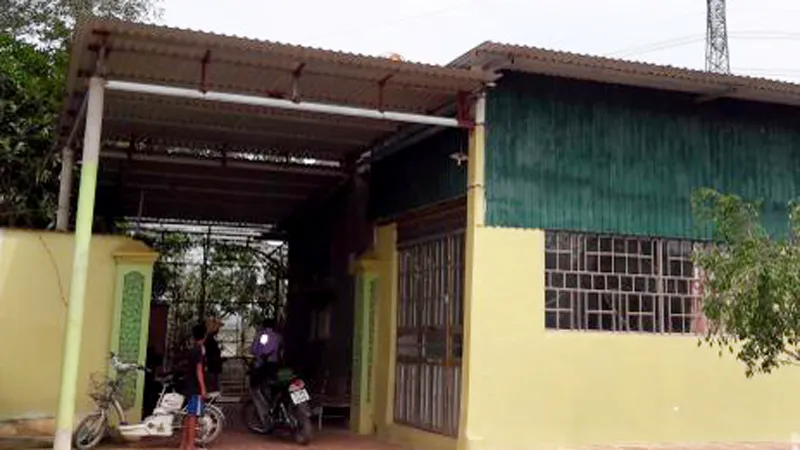 Nhà bà Hà Thị Lương, Trạm trưởng trạm y tế xã Tiến Thành. Ảnh: Báo Nghệ An