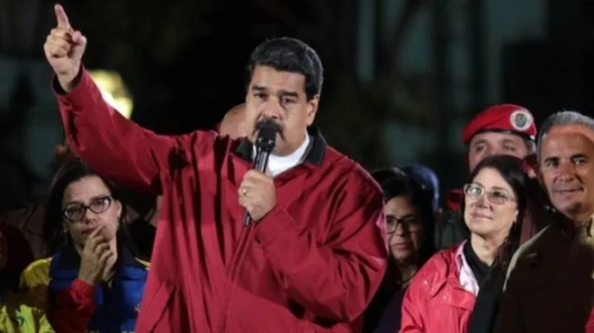 Trước đó, Tổng thống Venezuela Nicolas Maduro cũng lọt vào danh sách trừng phạt của Mỹ. Ảnh REUTERS