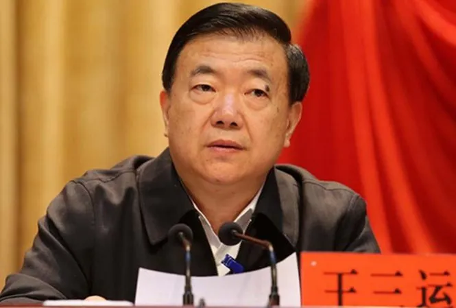 Vương Tam Vận khi còn là Bí thư tỉnh ủy Cam Túc