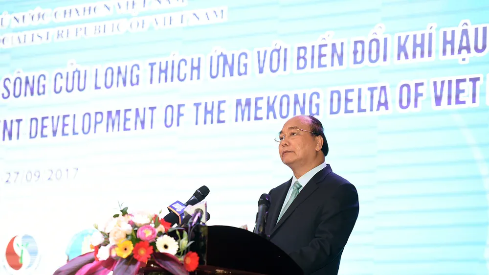 Thủ tướng phát biểu khai mạc Hội nghị.Ảnh VGP