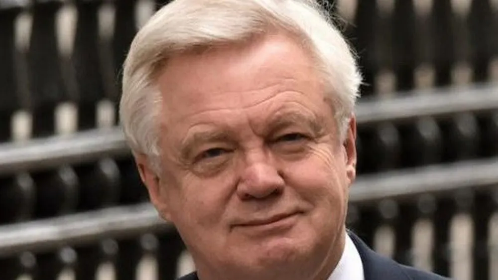 Bộ trưởng phụ trách vấn đề Brexit của Anh David Davis. Ảnh: AP