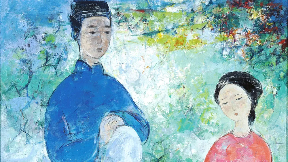 Tác phẩm “Idylle” của họa sĩ Vũ Cao Đàm được bán với giá 33.500 USD