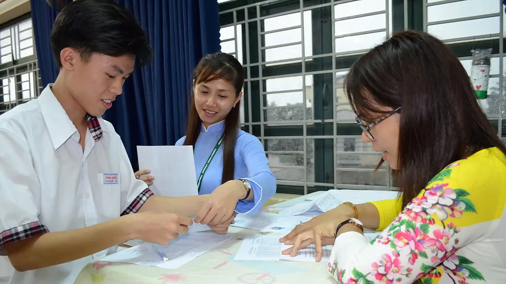 Thí sinh cần khai chính xác thông tin khi làm hồ sơ đăng ký dự thi 