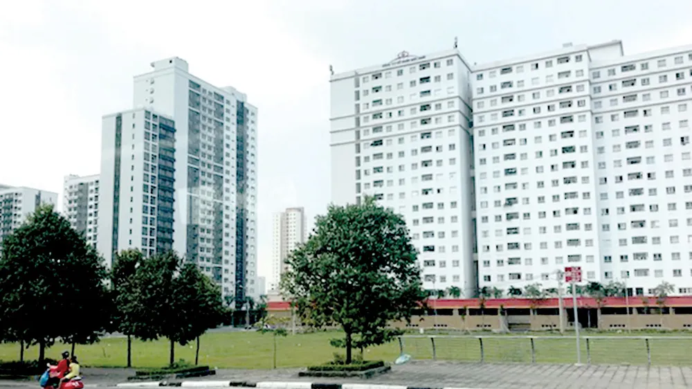 Dự án nhà ở xã hội tại quận 2 Ảnh: HUY ANH 