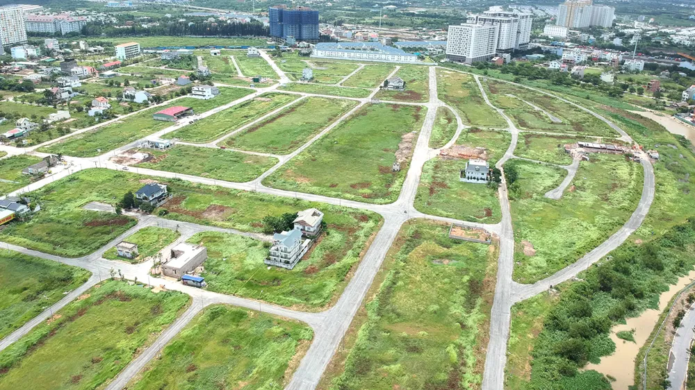 Đất nền phân lô tại quận 9 Ảnh: CAO THĂNG
