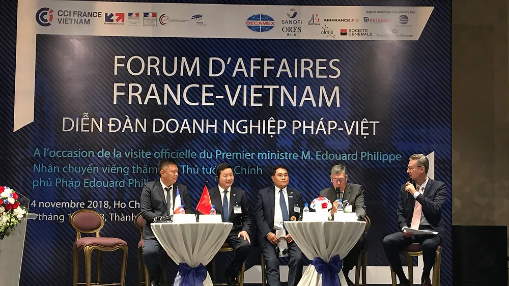 Doanh nghiệp Pháp và Việt Nam trao đổi nhằm tìm kiếm cơ hội hợp tác đầu tư, phát triển thị phần tại Việt Nam