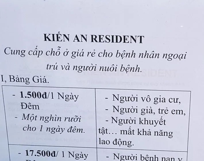 Nơi chia sẻ với bệnh nhân nghèo