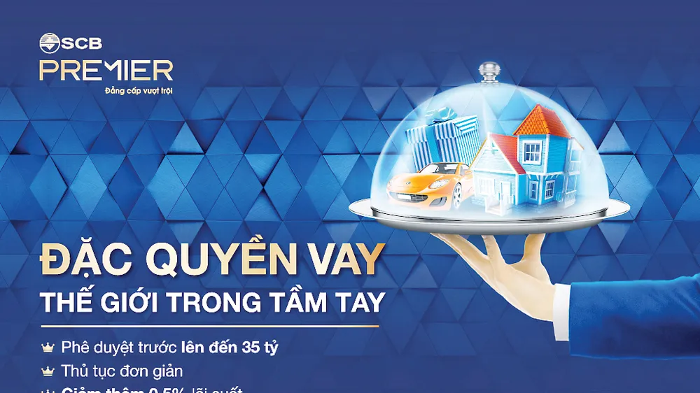 SCB triển khai sản phẩm vay cho khách hàng Premier