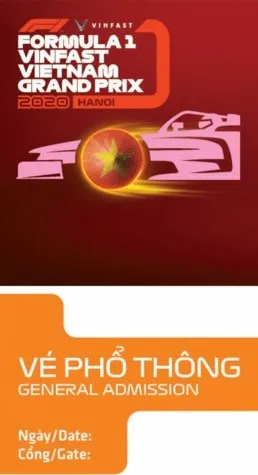 Chiếc vé F1 lấy cảm hứng từ các biểu tượng văn hoá Việt