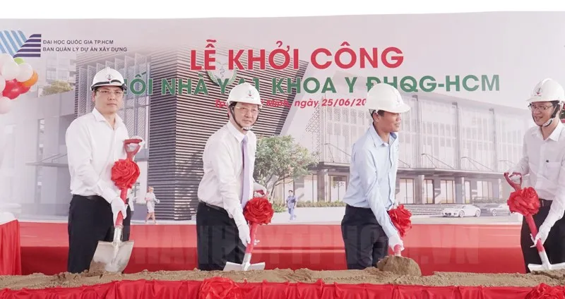 Khởi công Dự án khối nhà hành chính Khoa Y Đại học Quốc gia TPHCM
