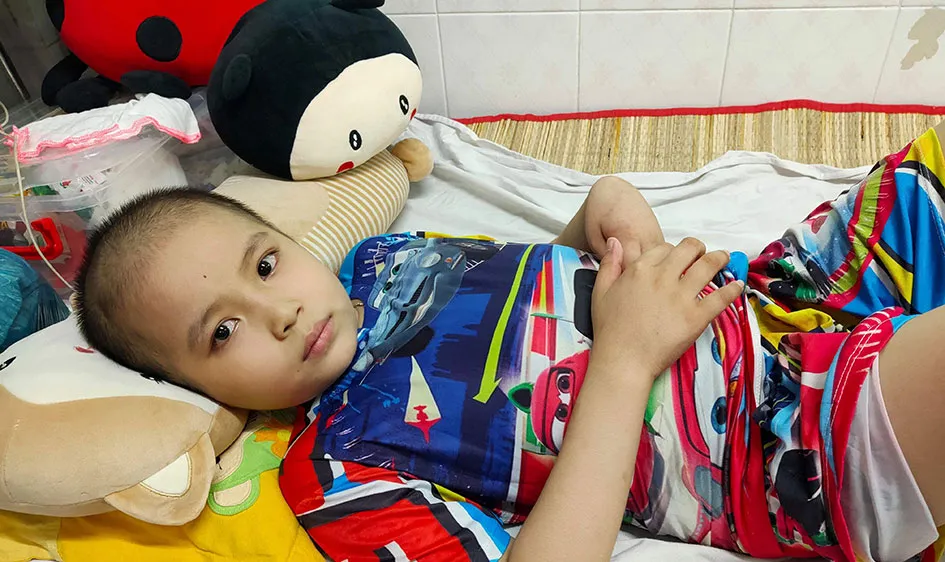 Kiệt quệ vì con bệnh ung thư