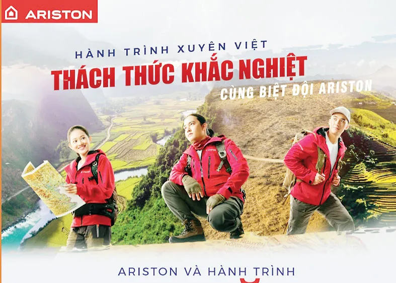 “Hành trình xuyên Việt - Thách thức khắc nghiệt” cùng Biệt đội Ariston