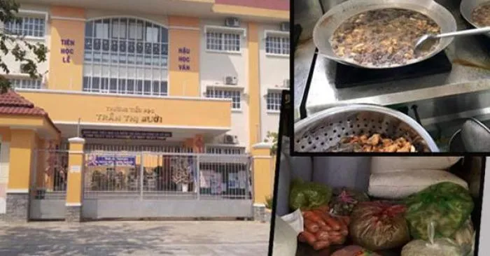 Trường Tiểu học Trần Thị Bưởi chấn chỉnh bữa ăn bán trú