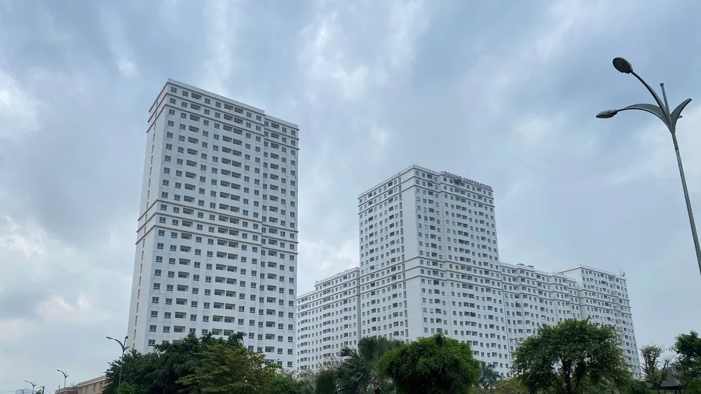 Cao ốc tái định cư Đức Khải tại quận 2, TPHCM. Ảnh: CAO THĂNG