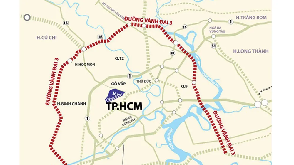 Khẩn trương triển khai dự án đường Vành đai 3, 4 và cao tốc TPHCM - Mộc Bài 