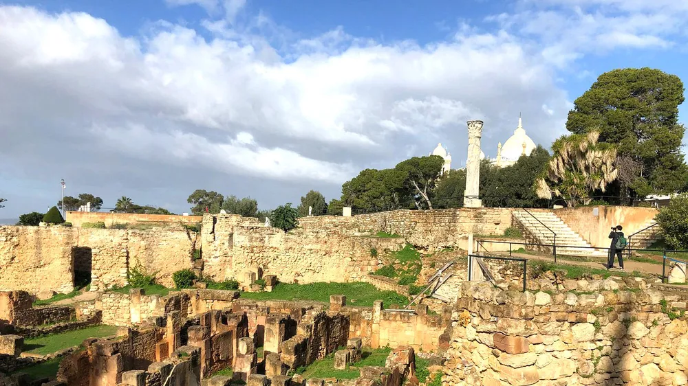 Một phần phế tích Carthage ngày nay