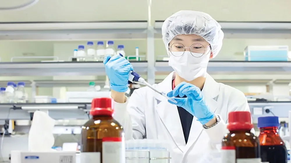 Phòng nghiên cứu vaccine tại Hàn Quốc 